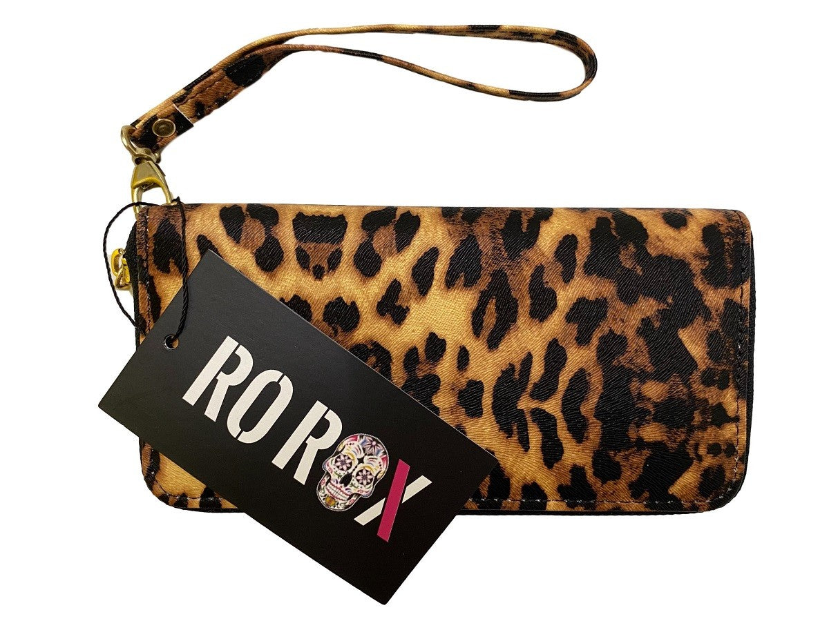 Ro Rox Leopard Print Wallet