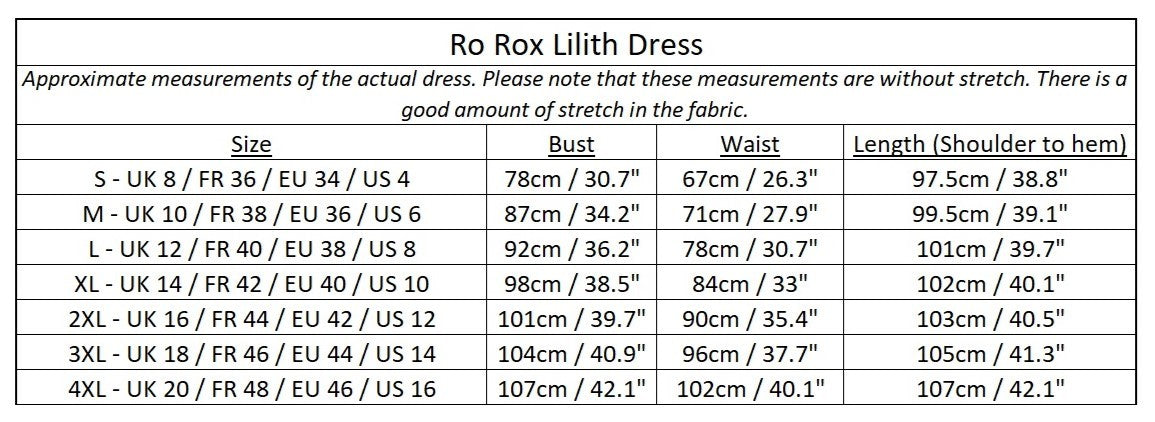 Ro Rox Lilith Goth Stripe Short Sleeve Dress