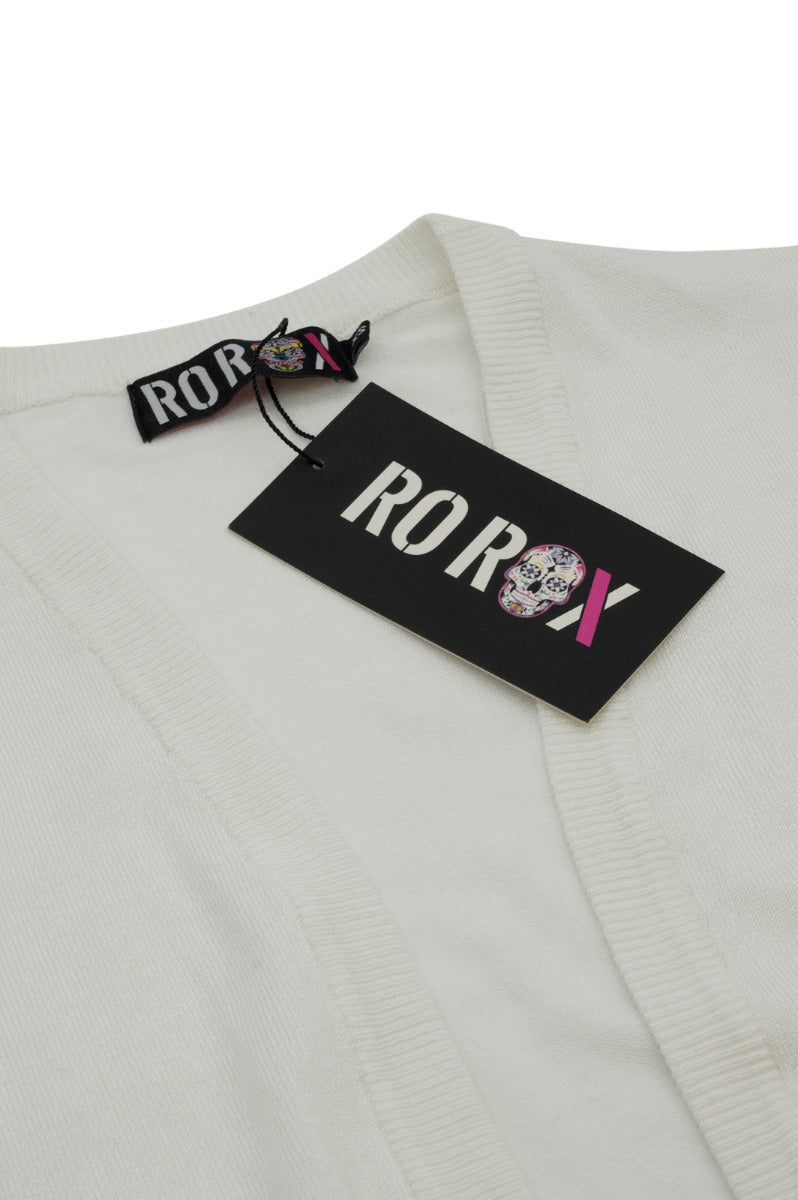 Ro Rox Masie Vintage Style 3/4 Sleeve Knitted Bolero