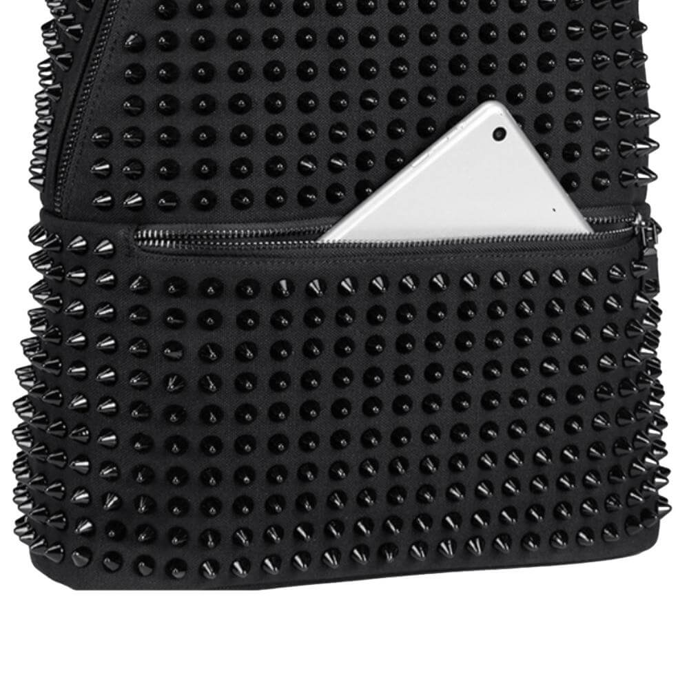 Ro Rox Minerva Studded Canvas Gothic Backpack Bag