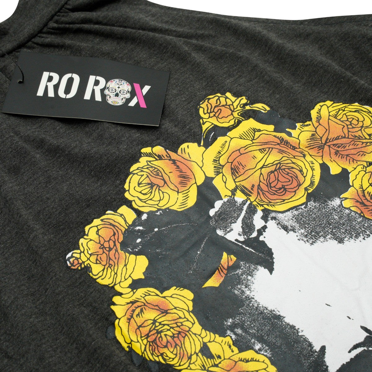 Ro Rox Nova Skull Halter Punk Goth Maxi Dress