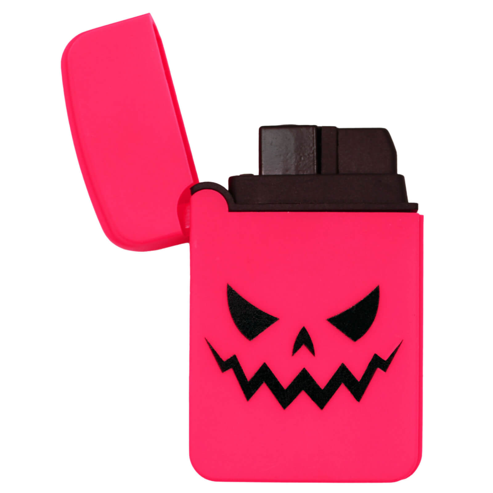 Sourpuss Gothic Pink Pumpkin Face Flame Jet Torch Lighter