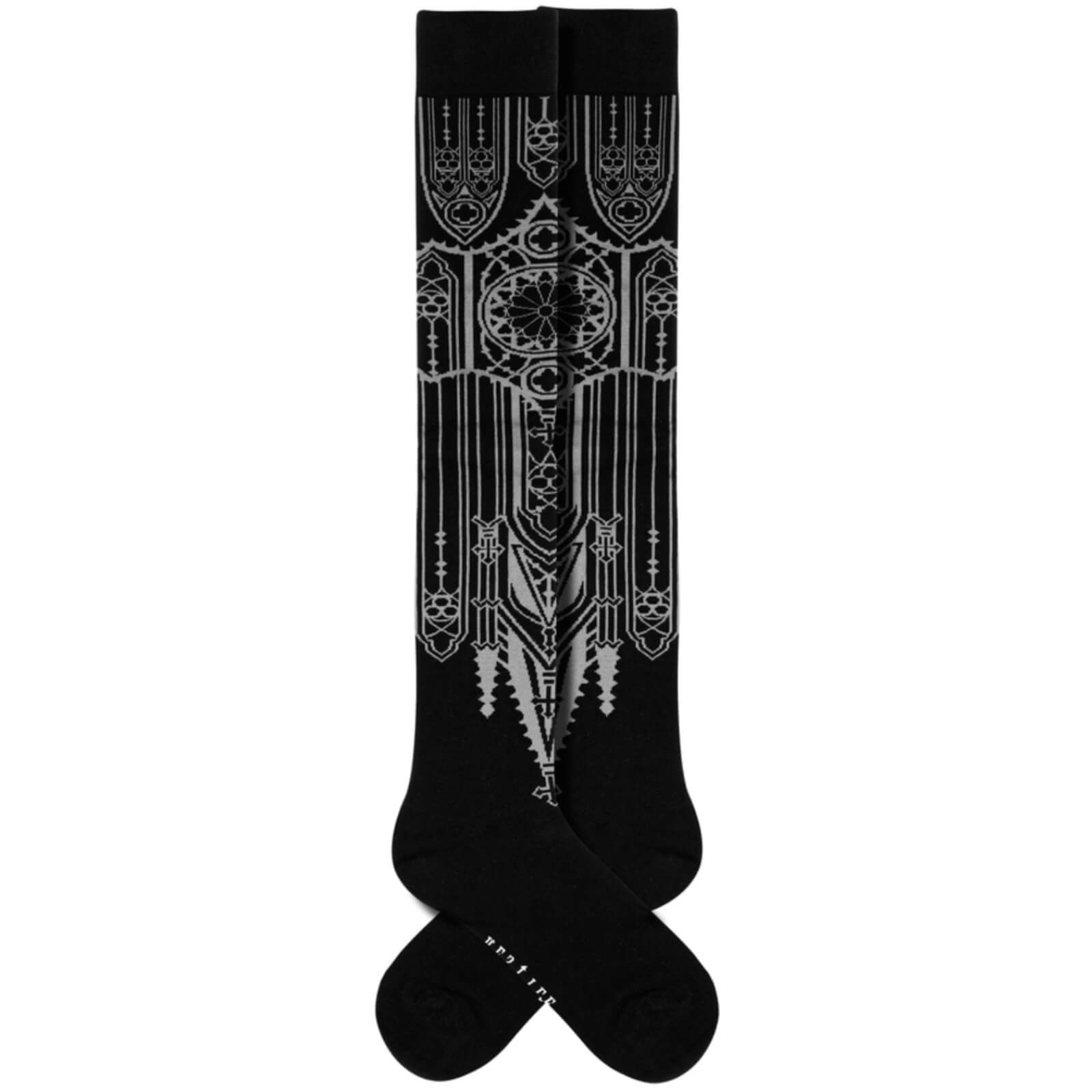 Restyle Sacrum Cathedral Unisex Gothic Over The Knee Socks