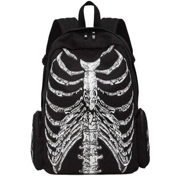 Ro Rox Dyrk Gothic Skeleton Hooded Backpack | Ro Rox