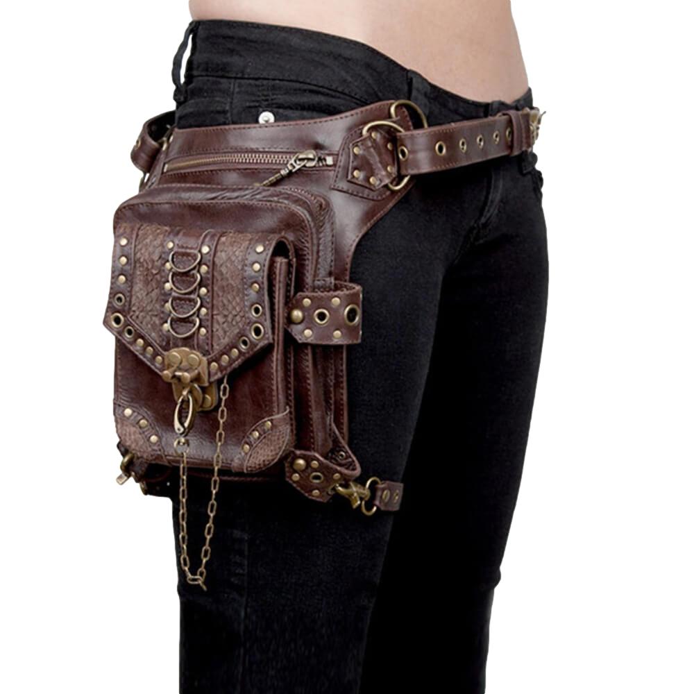 Ro Rox Edison Steampunk Faux Leather Gothic Holster Bag