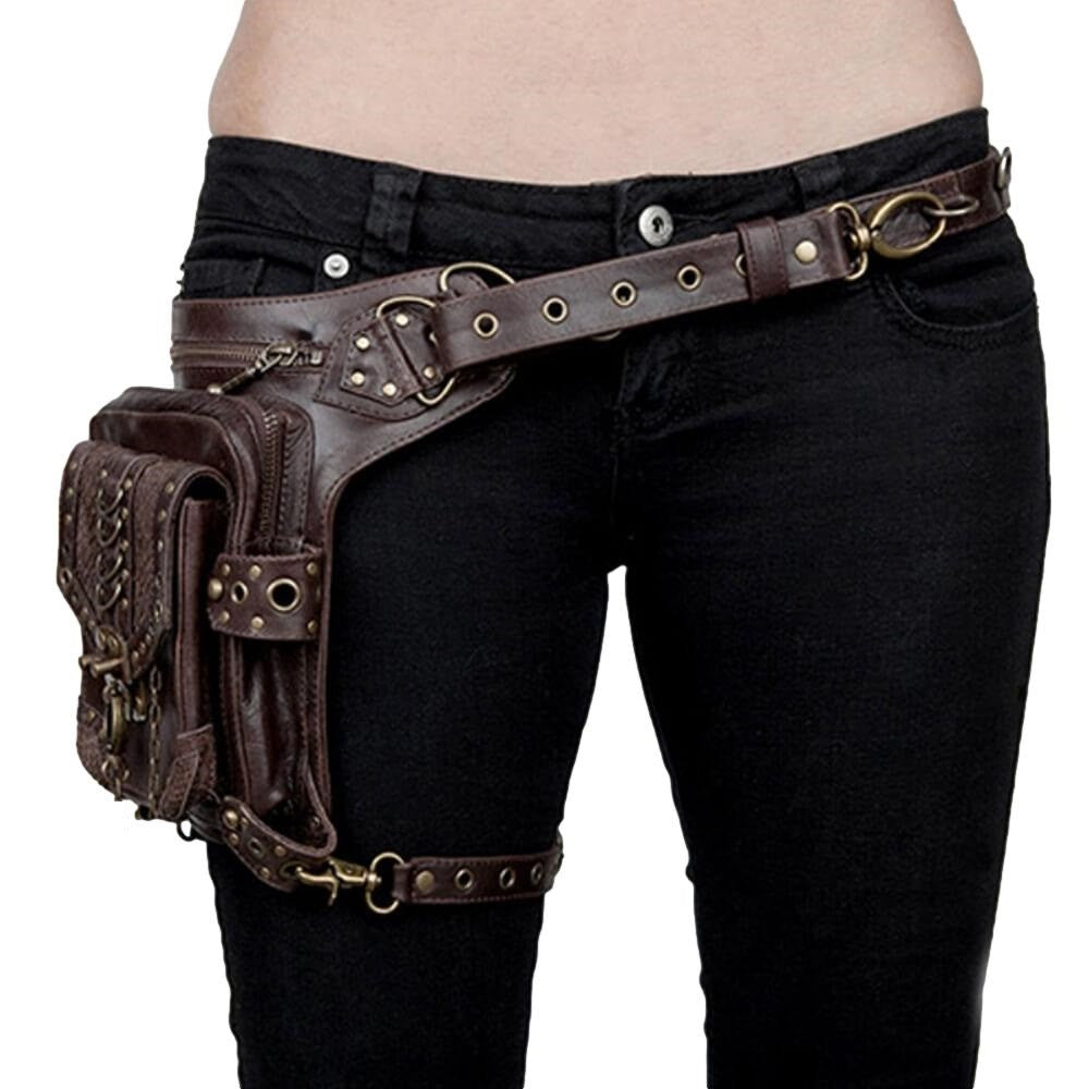 Ro Rox Edison Steampunk Faux Leather Gothic Holster Bag