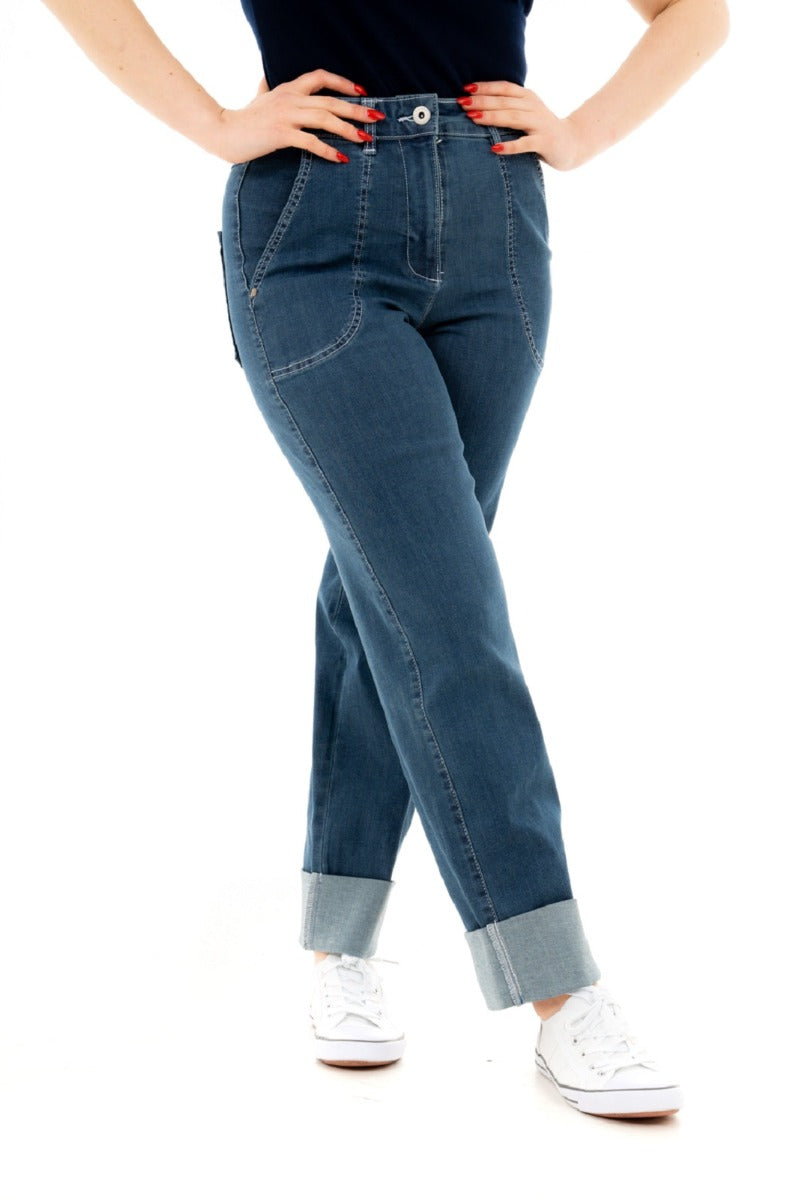 Ro Rox Thelma Retro Vintage Style 1950 s Denim Jeans Ro Rox