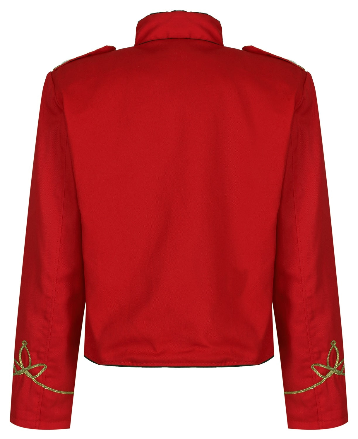 Mens red military style jacket sale