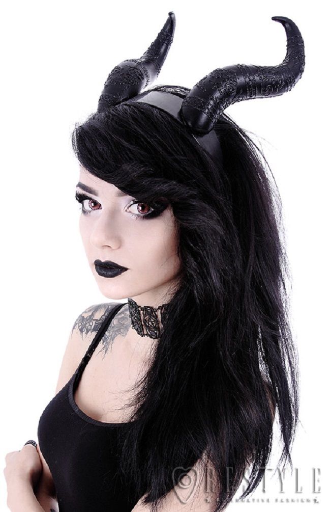 Restyle Evil Horns Gothic Devil's Headband